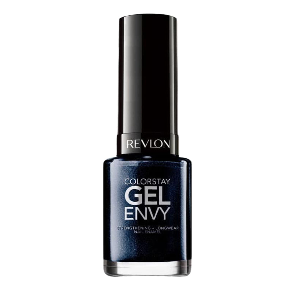 Revlon ColorStay Gel Envy 520 BLACKJACK - Longwear nail polish with glossy shine and chip-resistant, salon-quality finish

