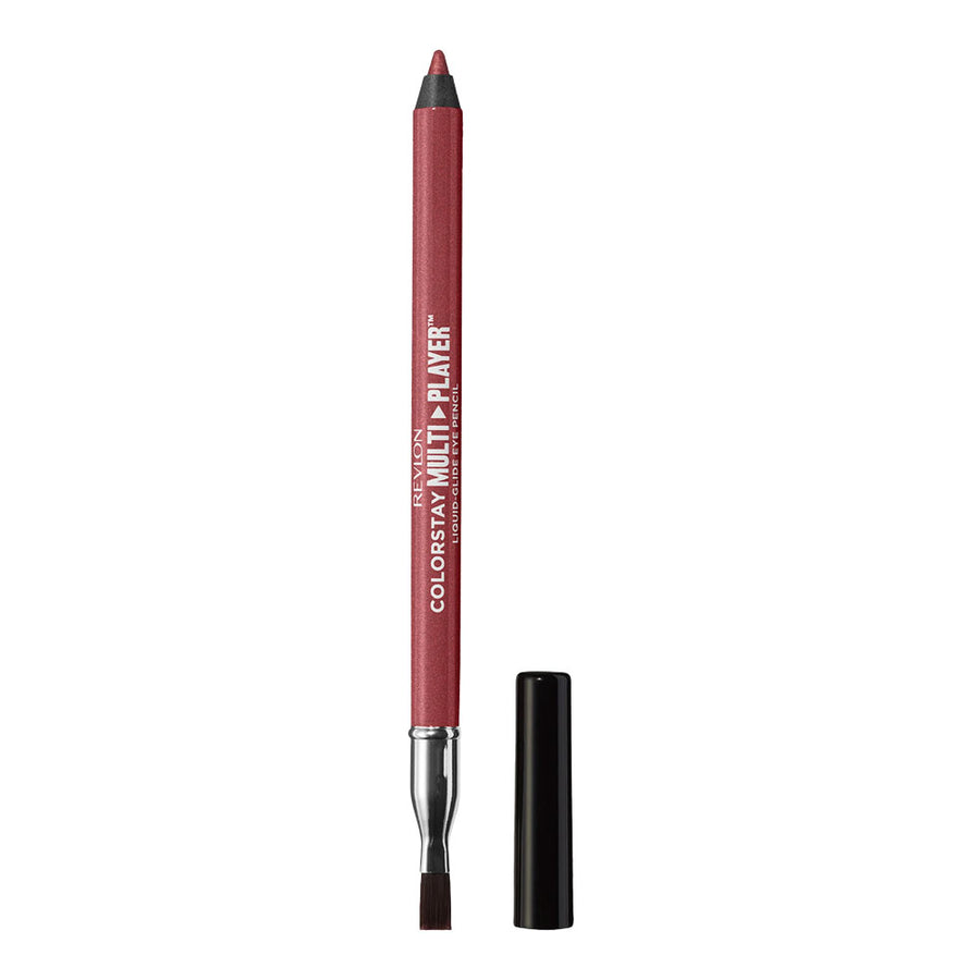 Revlon ColorStay Multi Player Eye Pencil 406 Queen of Hearts waterproof longwear eyeliner with blending brush, bold red pigment – Blush Fiji
