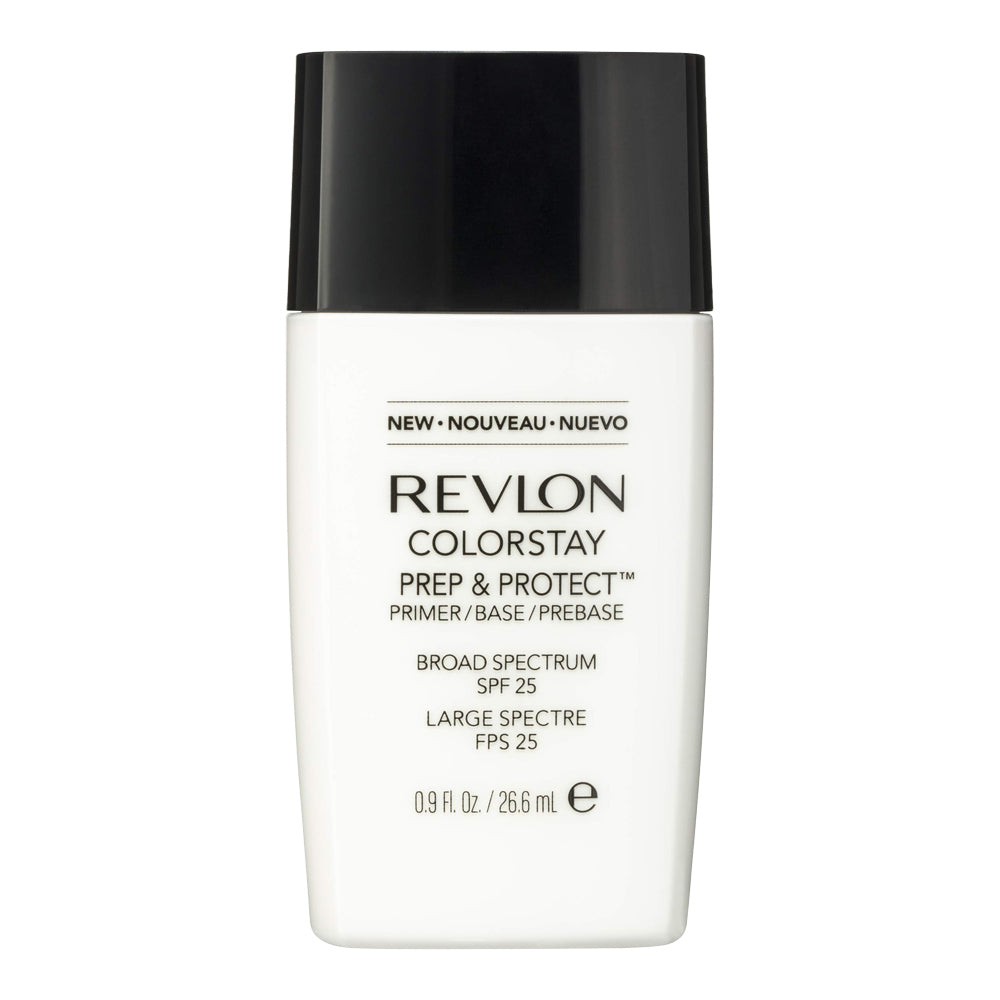 Revlon ColorStay Prep & Protect Primer – 3-in-1 face primer with SPF 25, longwear wear, hydration & shine control