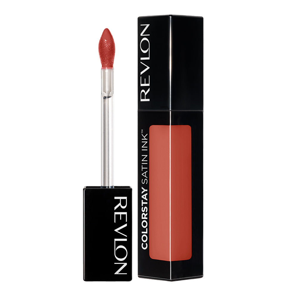 Revlon ColorStay Satin Ink Crown Jewels in CITRINE QUEEN – limited-edition liquid lipstick with 16HR wear and satin finish