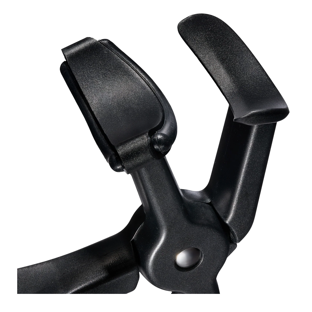 Close-up of Revlon Comfort + Control Lash Curler silicone lash pad showing soft, no-pinch cushioning