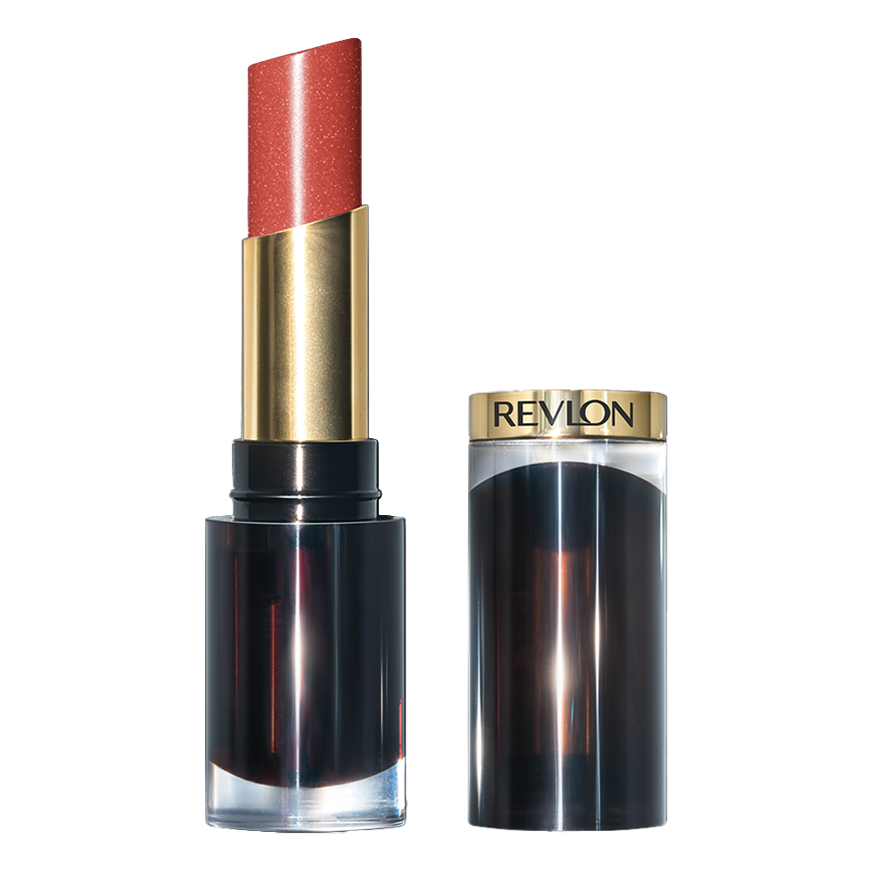 Revlon Glass Shine Lipstick - 014 GLARING CORAL - High-shine, moisturising finish
