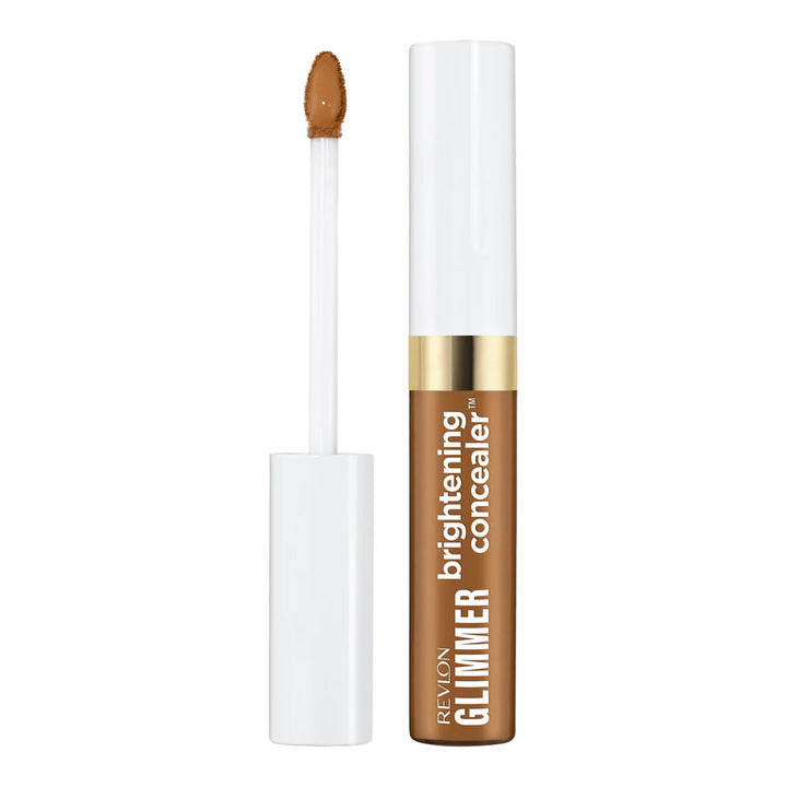 Revlon Glimmer Brightening Concealer 175 for deep skin with olive undertones and radiant under-eye coverage
