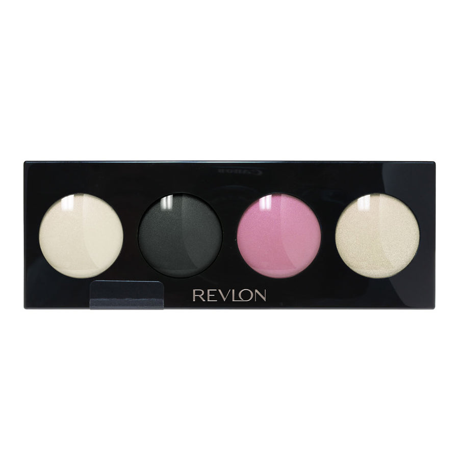 Revlon Illuminance Crème Eyeshadow Palette 711 Black Magic closed compact with shimmer creams, luminous finish – Blush Fiji