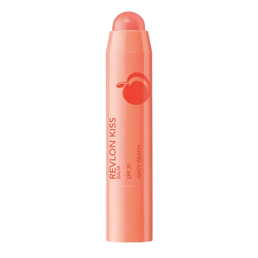 Revlon Kiss Balm JUICY PEACH – hydrating lip balm with SPF 20, fruit oils & juicy sheer colour