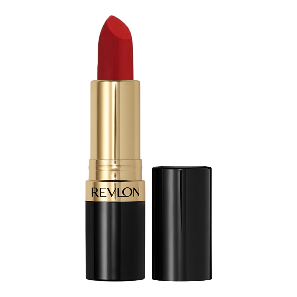 Revlon Super Lustrous Matte Lipstick 006 Really Red – hydrating, pigmented matte lipstick with avocado oil and vitamin E
