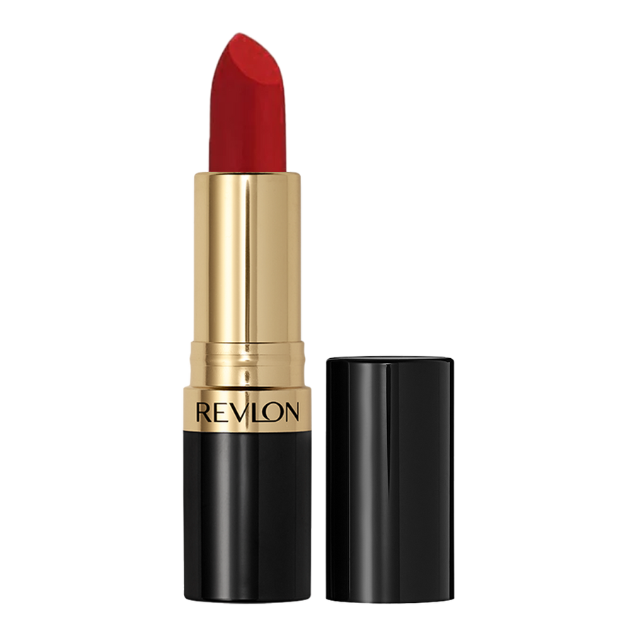 Revlon Super Lustrous Matte Lipstick 006 Really Red – hydrating, pigmented matte lipstick with avocado oil and vitamin E