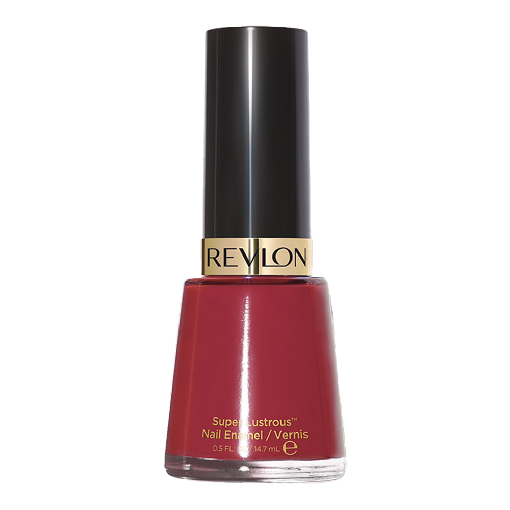 Revlon Nail Enamel 721 RAVEN RED - 5-free nail polish with chip-defiant colour and smooth-glide, high-shine finish
