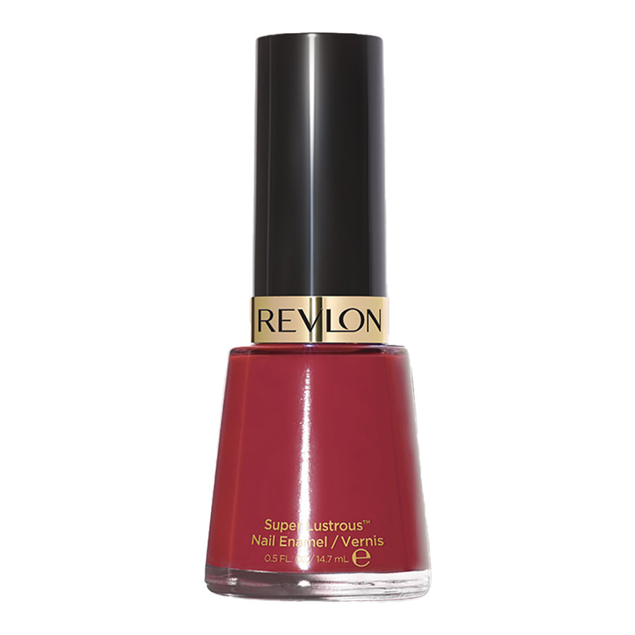Revlon Nail Enamel 721 RAVEN RED - 5-free nail polish with chip-defiant colour and smooth-glide, high-shine finish