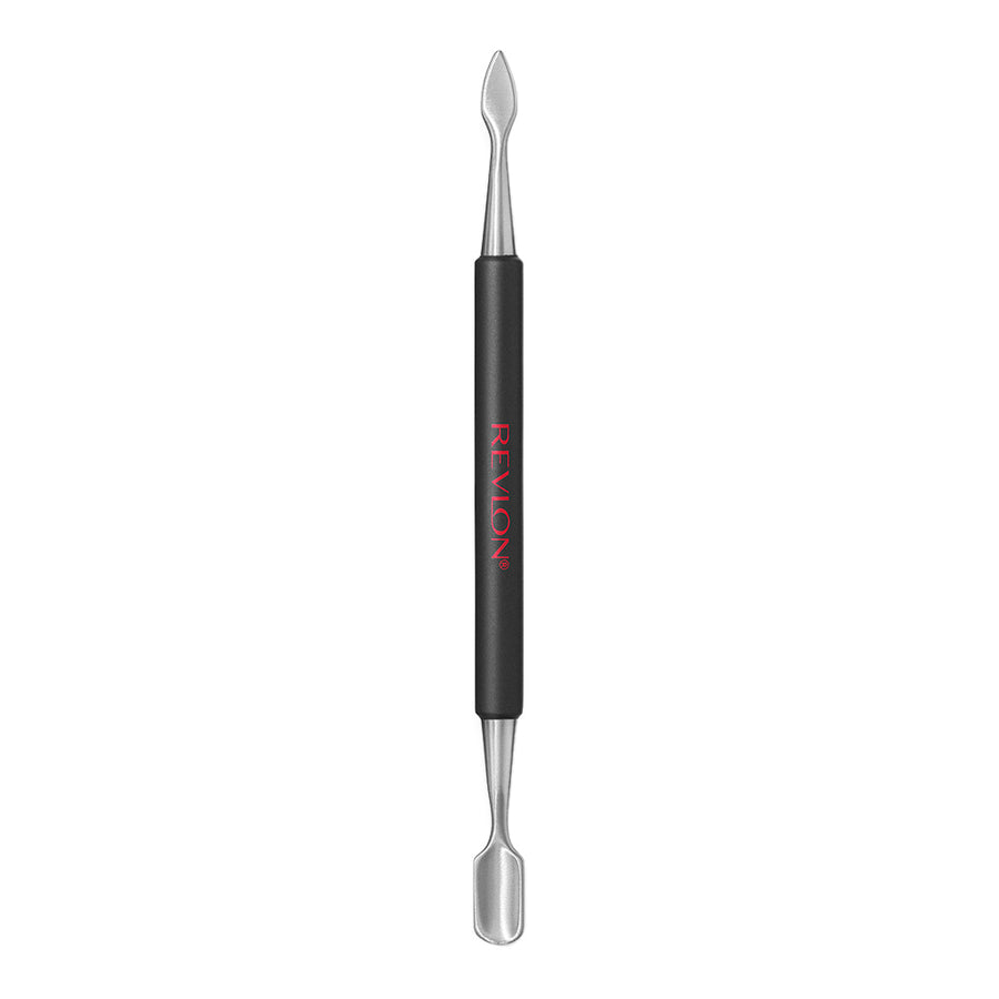 Revlon Nail Groomer – dual-ended stainless steel cuticle tool with scoop and pusher for professional nail grooming