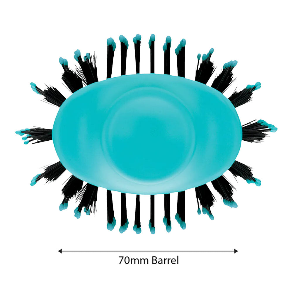 Revlon One-Step Volumiser in Mint – top view of brush barrel & venting