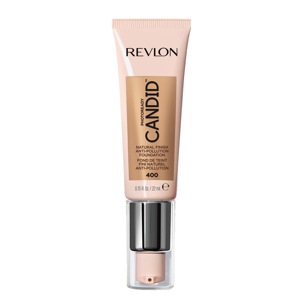 Revlon Candid Foundation 400 Macadamia – natural finish liquid with blue light defence & vitamin E