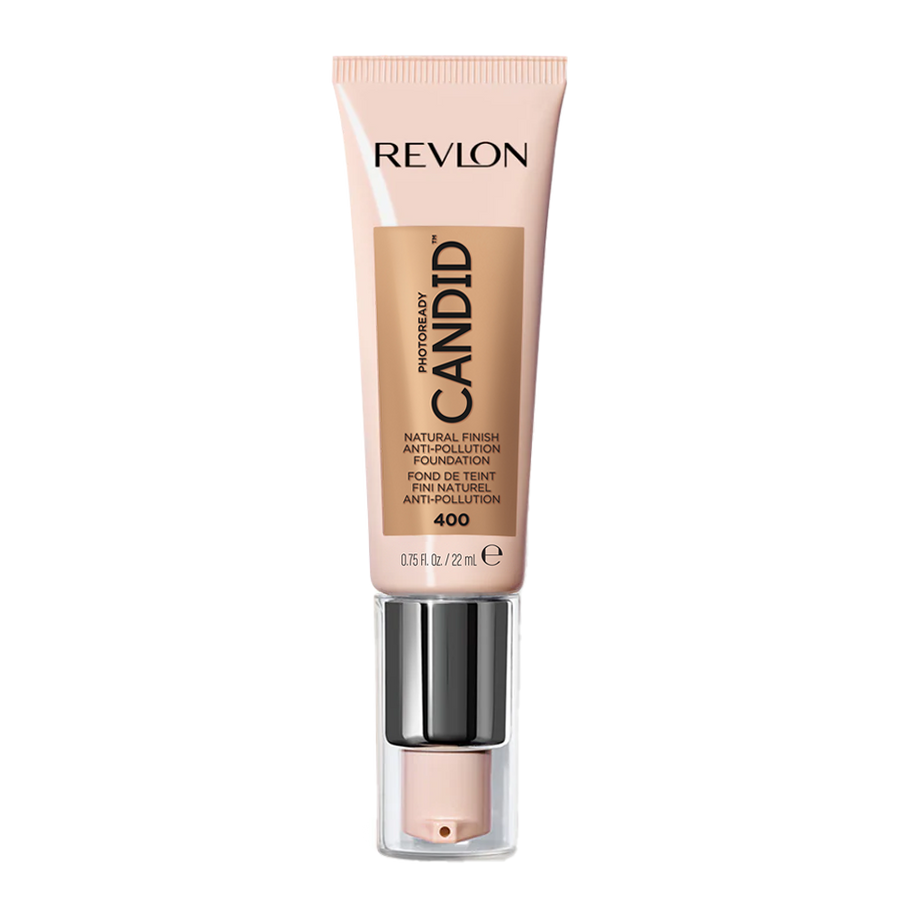 Revlon Candid Foundation 400 Macadamia – natural finish liquid with blue light defence & vitamin E