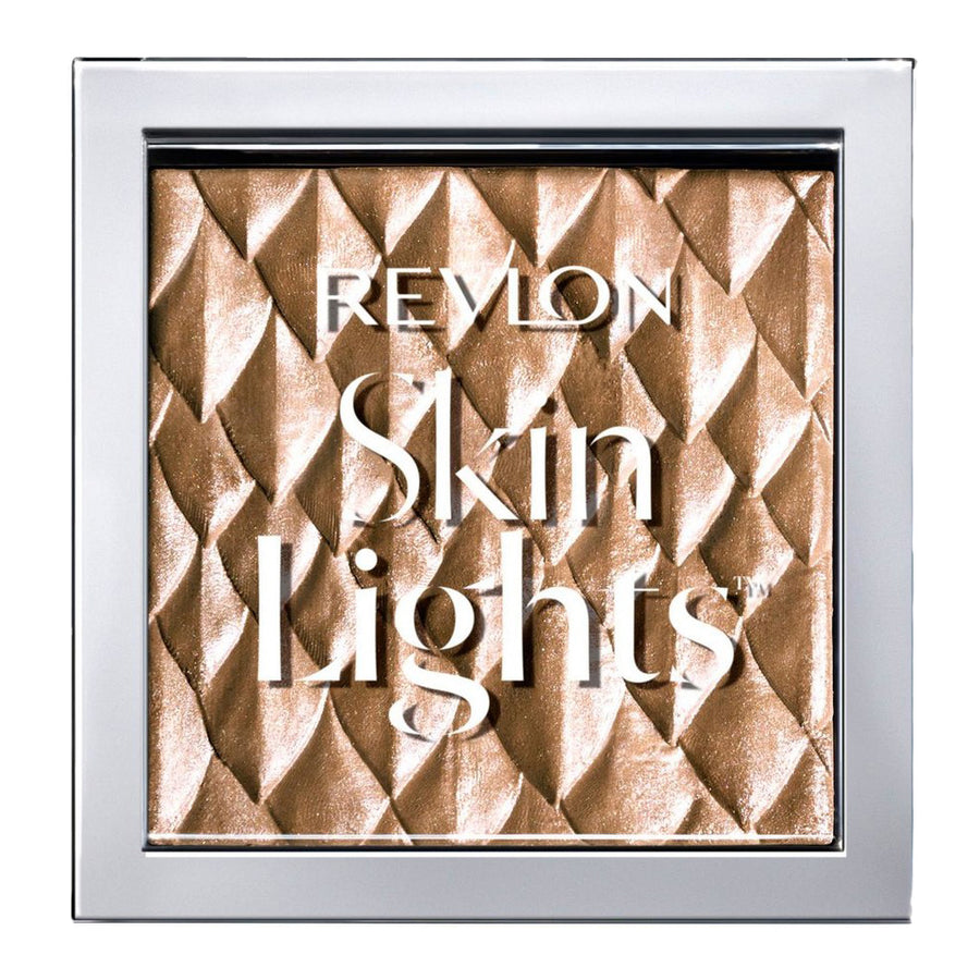 Revlon SkinLights Highlighter 202 Twilight Gleam – pressed powder with red-gold shimmer for radiant lit-from-within glow