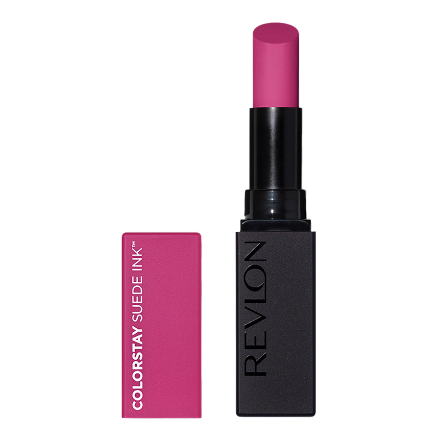 Revlon ColorStay Suede Ink Lipstick in 010 TUNNEL VISION – matte, smudge-proof finish
