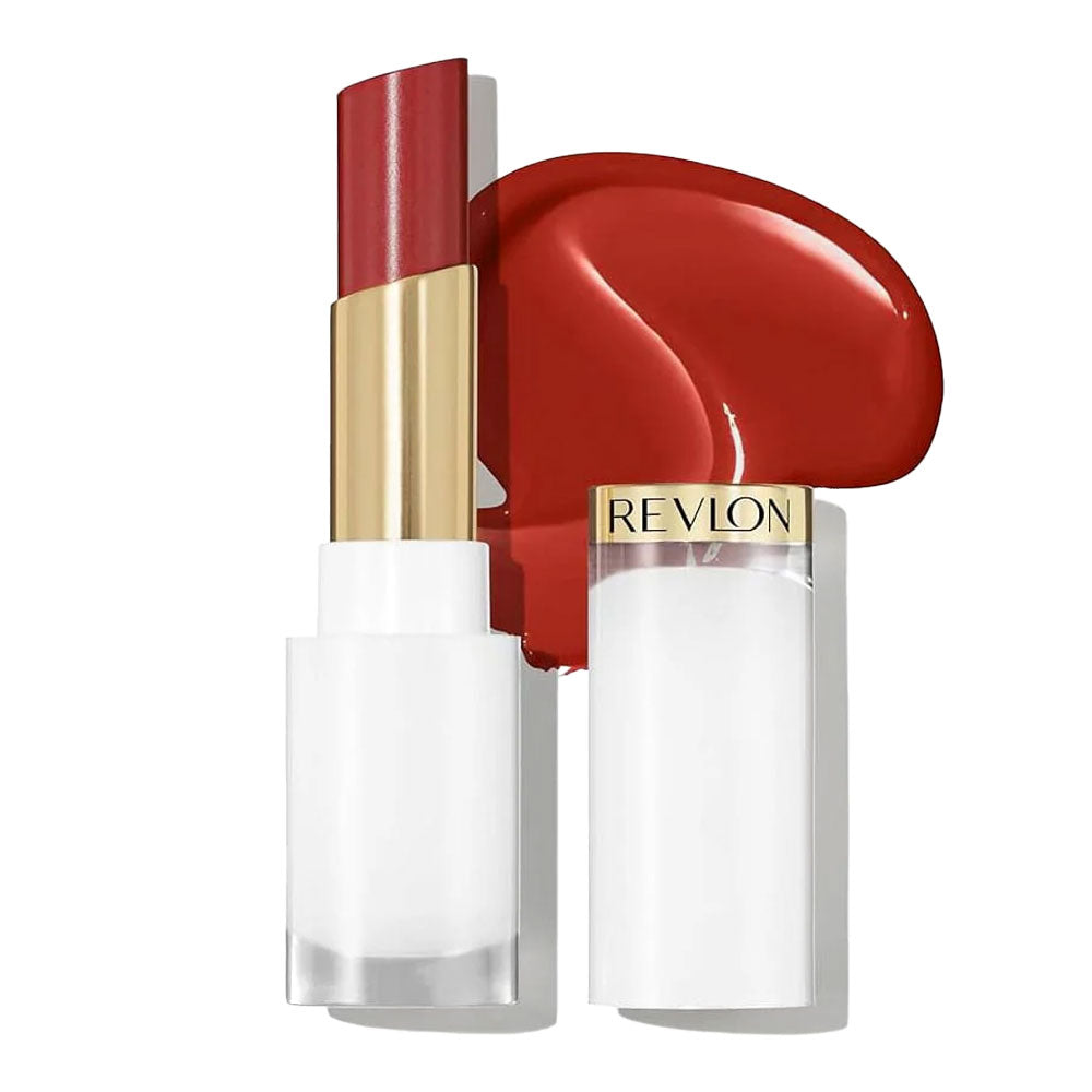 Revlon Super Lustrous Glass Shine Lip Balm 729 Flavortown with sheer colour and glossy shine with swatch