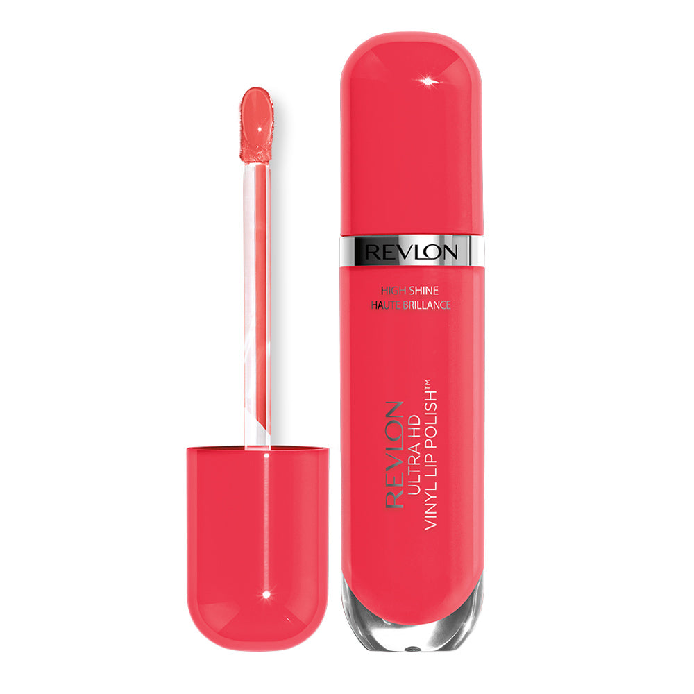 Revlon Vinyl Lip Polish 920 Power Up – with high shine, bold pigment, smooth texture and non-feathering colour