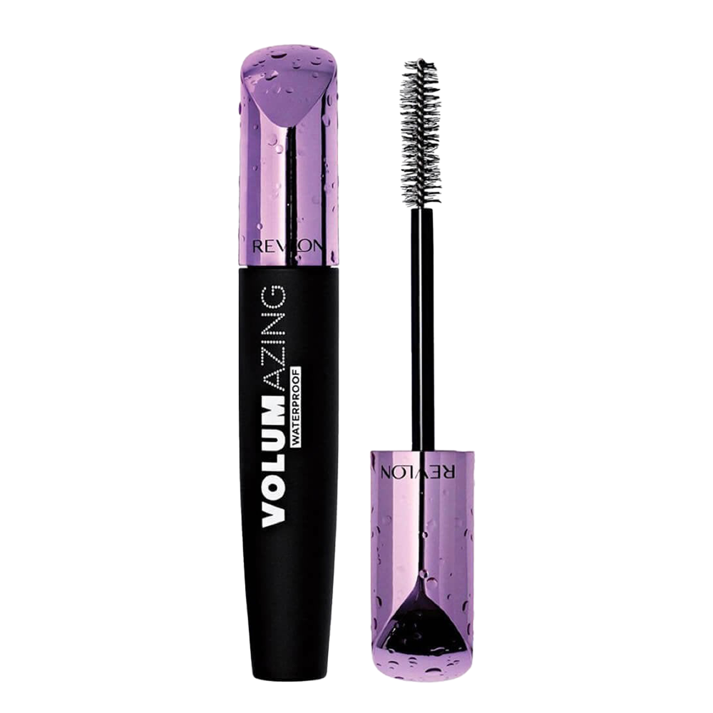 Revlon Volumazing Waterproof Mascara 951 Blackest Black–24HR waterproof wear, bold volume, ultra-black pigment, smudge-proof