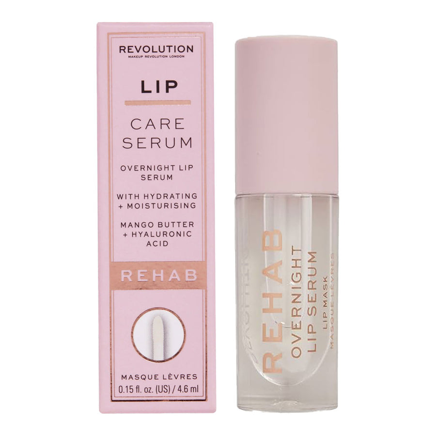 Revolution Rehab Overnight Lip Serum Clear, peptide serum, overnight repair, hydration, plumping, cruelty-free – Blush Fiji
