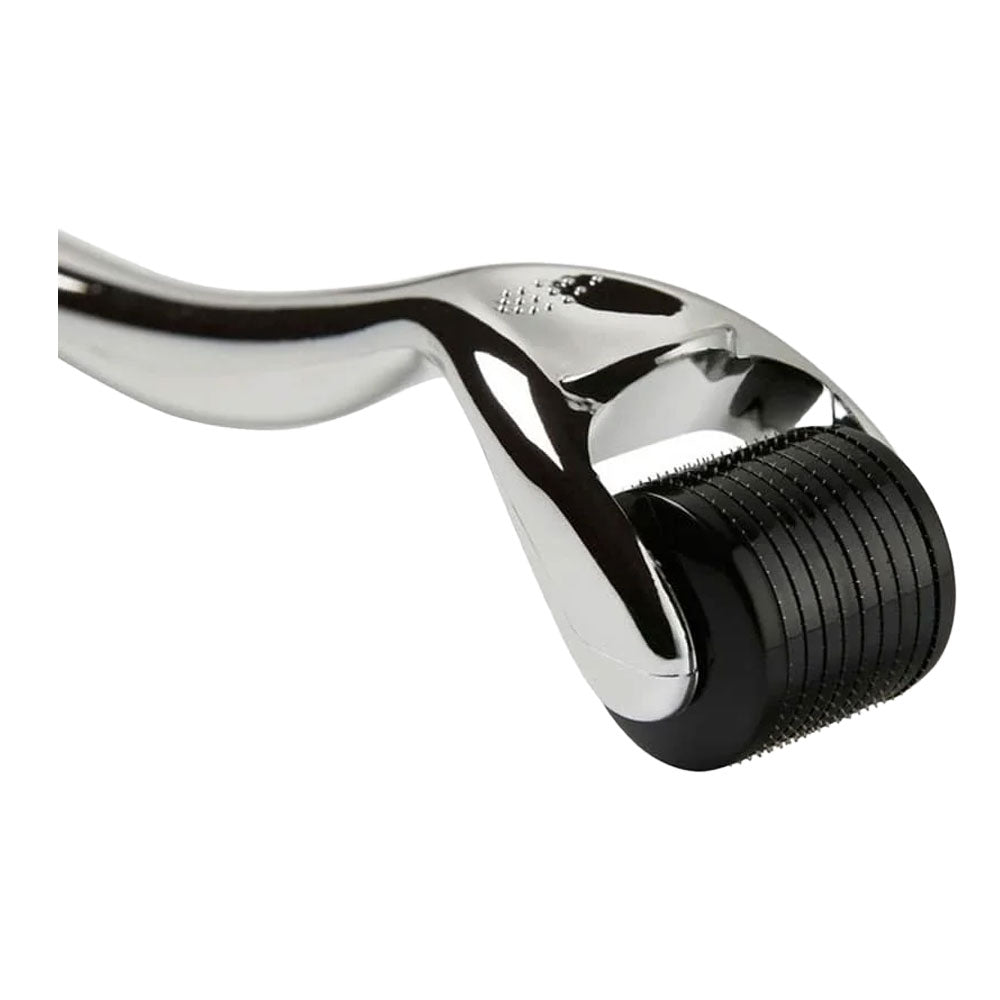 Sugar Baby Micro-Needle Facial Roller closeup showing 540 surgical steel needles