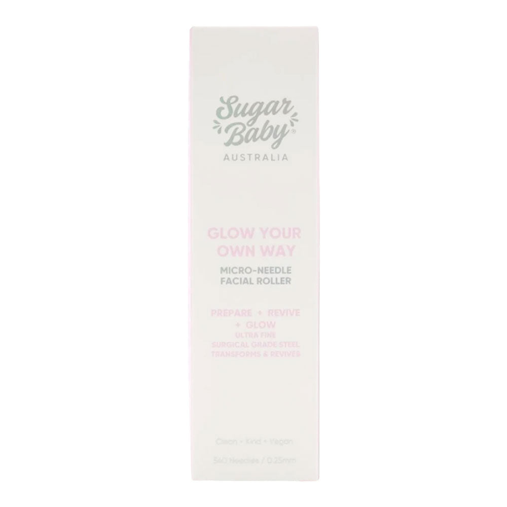 Sugar Baby Glow Your Own Way Micro-Needle Facial Roller packaging 