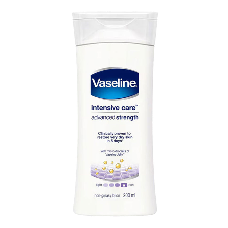 Vaseline Intensive Care Advanced Strength Body Lotion restore dry skin 5 days 3 weeks