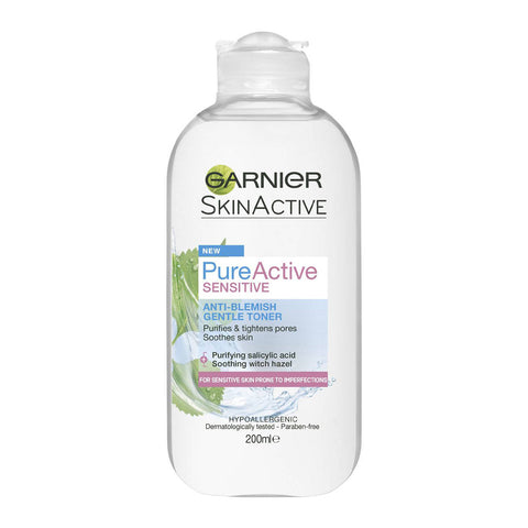 Garnier PureActive Sensitive Anti-blemish Gentle Toner 200ml