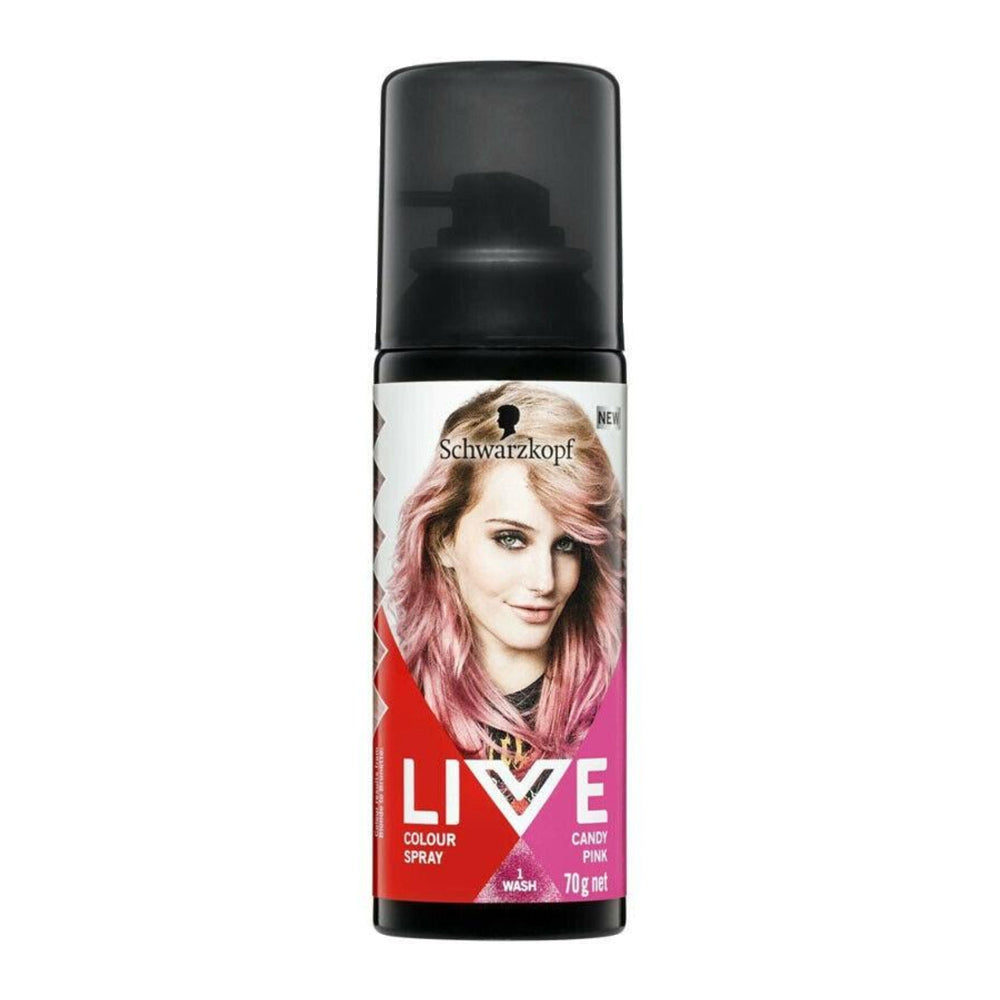 Schwarzkopf Live Colour Spray 1 Wash CANDY PINK