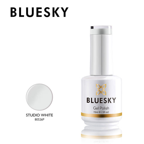 Bluesky Gel Polish 15ml 80526P STUDIO WHITE