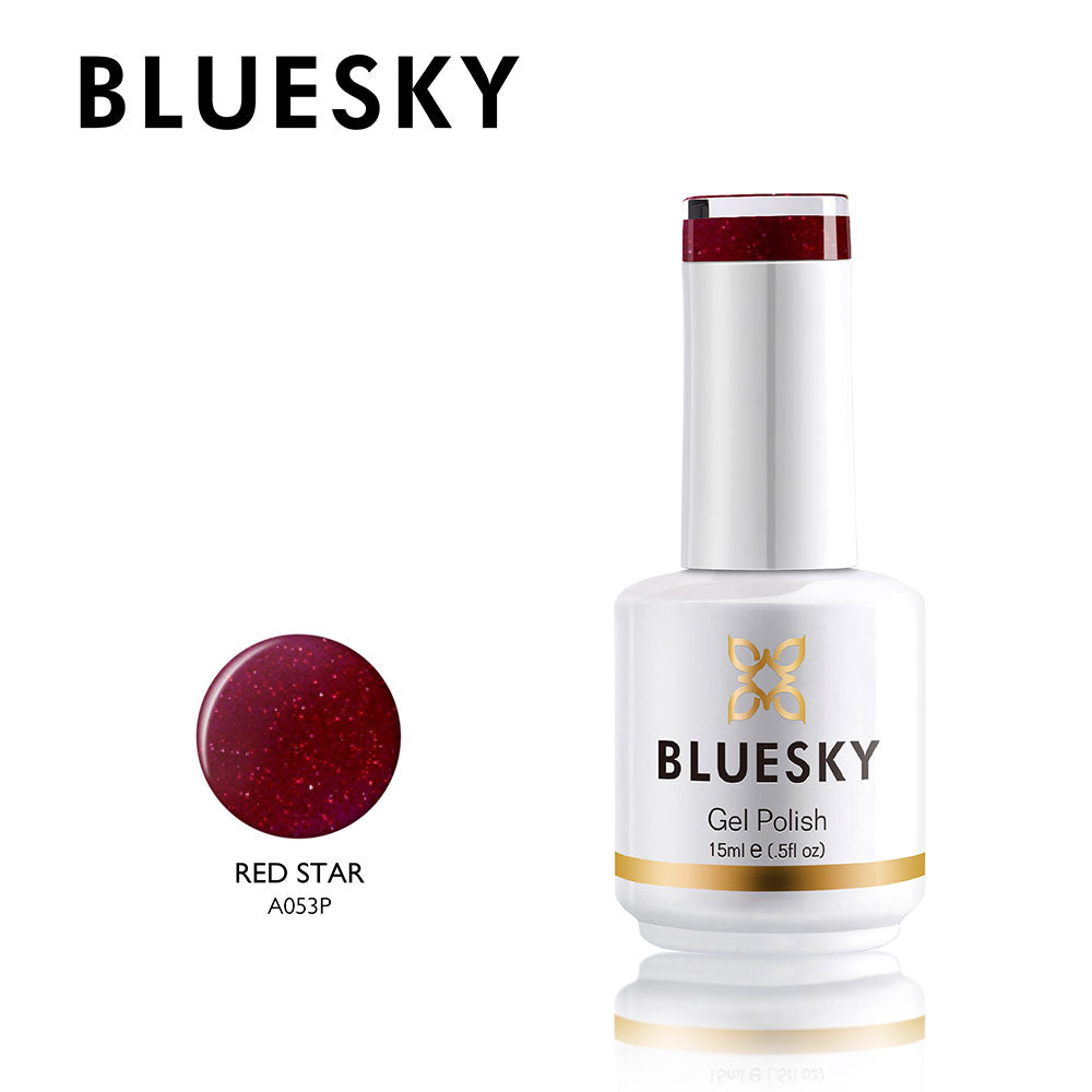 Bluesky Gel Polish 15ml A053P RED STAR
