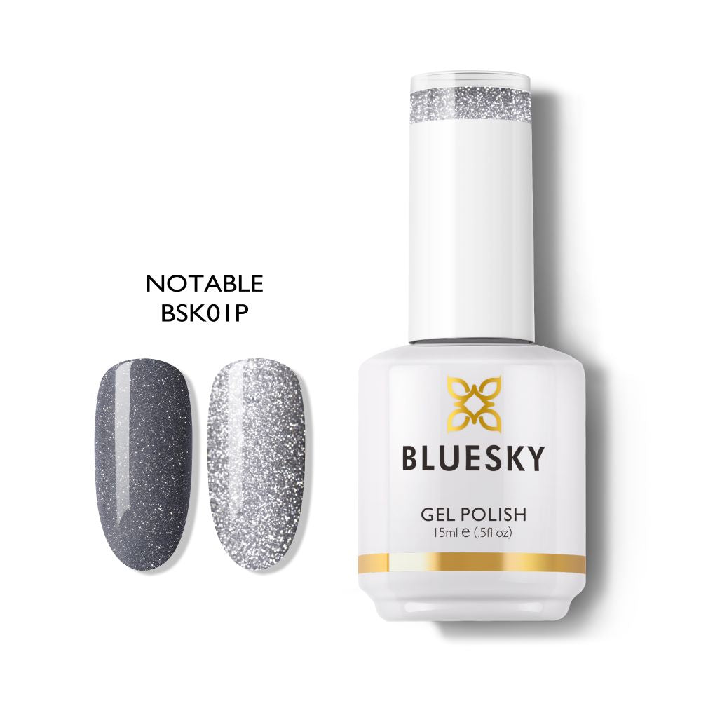 Bluesky Gel Polish Sparkle Chic Collection 15ml BSK01 NOTABLE