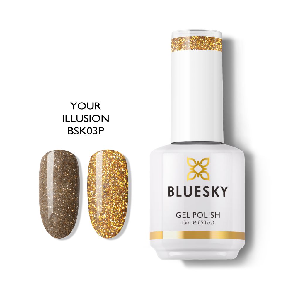 Bluesky Gel Polish Sparkle Chic Collection 15ml BSK03 YOUR ILLUSION