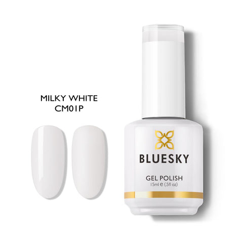 Bluesky Gel Polish Clear Milk Collection 15ml CM01 MILKY WHITE