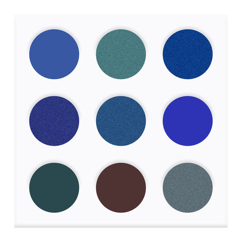 EYECONIQ 9pc eyeshadow palette 20.0g BLUE