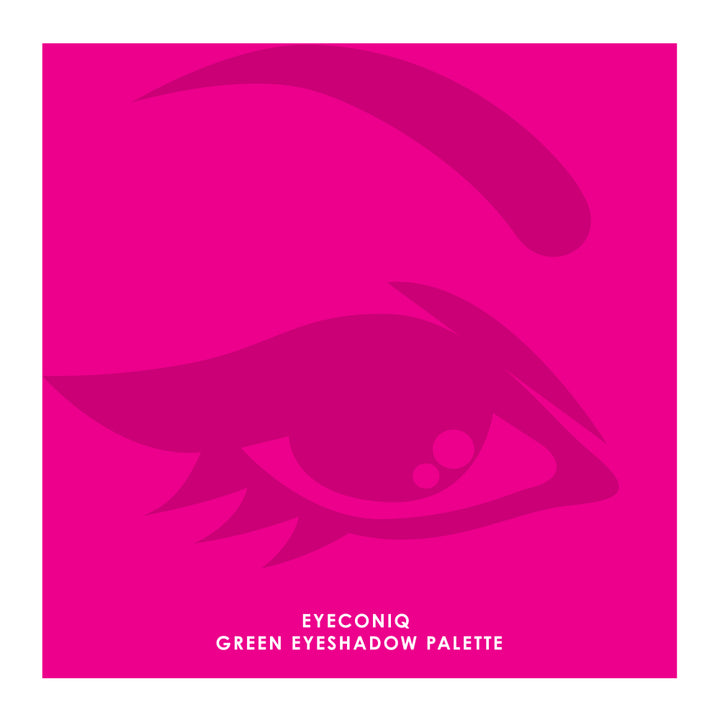 EYECONIQ 9pc eyeshadow palette 20.0g GREEN