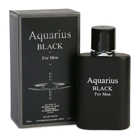 Aquarius Black for Men EDP 100ml Spray (like Acqua Di Gio Profumo by Giorgio Armani)