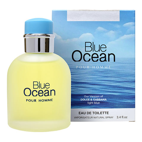 Blue Ocean Pour Homme EDT 100ml Spray (like Light Blue Pour Homme by Dolce & Gabbana)