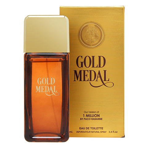 Gold Medal EDT 100ml Spray (like 1 Million by Paco Rabanne)