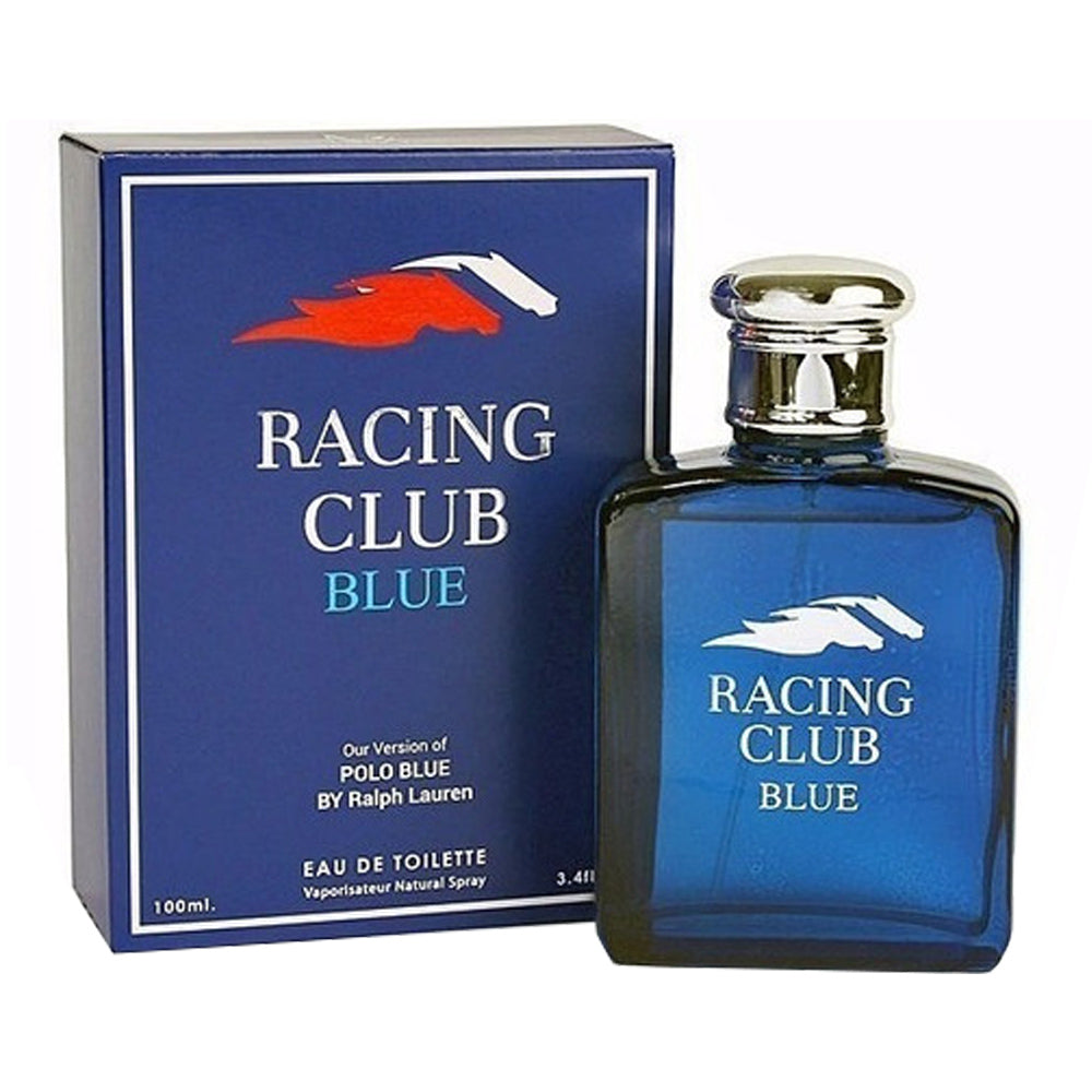 Racing Club Blue EDT 100ml Spray (like Polo Blue by Ralph Lauren)