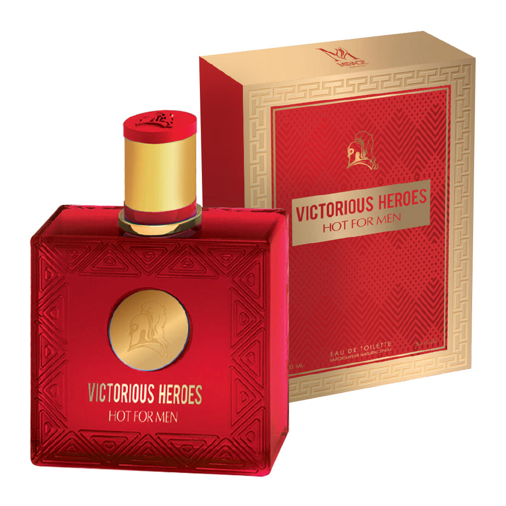 Victorious Heroes Hot EDT 90ml Spray (like Versace Eros Flame for Men)