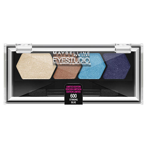 Maybelline Eye Studio Color Plush Quad 2.5g 600 STRIKING BLUE