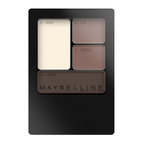 Maybelline Expert Wear Eyeshadow Quad 4.8g 02Q NATURAL SMOKES