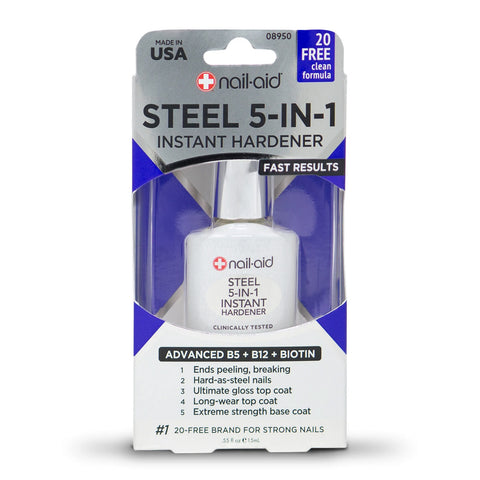 Nail-Aid Steel 5-in-1 Instant Hardener 15ml