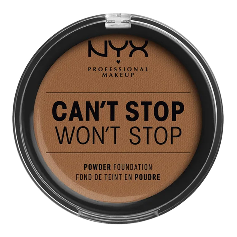 NYX Can't Stop Wont Stop Powder Foundation 10.7g CSWSPF15.7 WARM CARAMEL