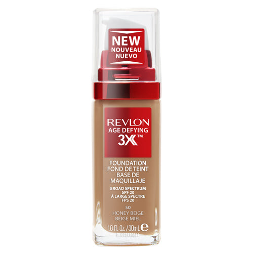 Revlon Age Defying 3X Foundation 30.0ml 50 HONEY BEIGE