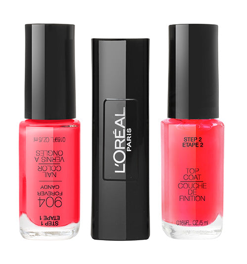 L'Oreal Infallible Pro-Last Nailcolor 904 FOREVER CANDY with 2-step longwear, fade-resistant glossy colour for vibrant nails