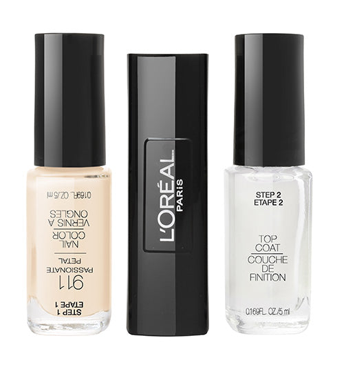 L'Oreal Infallible Pro-Last Nailcolor 911 PASSIONATE PETAL with 2-step longwear, fade-resistant glossy colour for nails