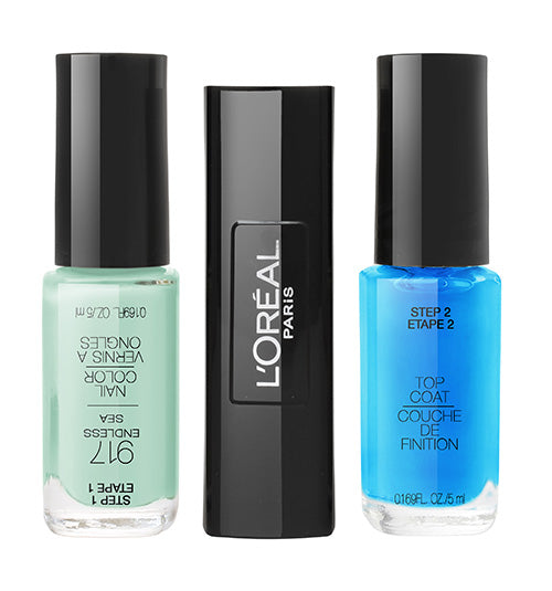 L'Oreal Infallible Pro-Last Nailcolor 917 ENDLESS SEA with 2-step longwear, fade-resistant glossy colour for vibrant nails