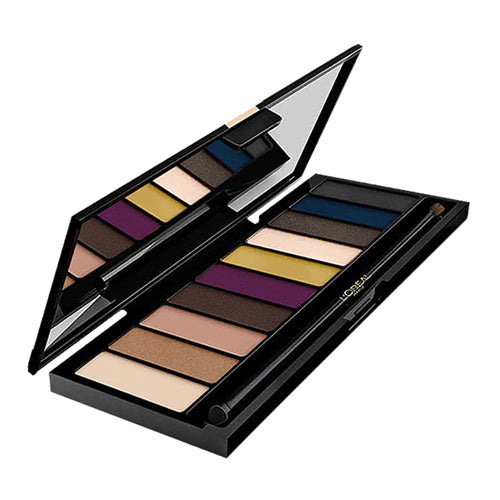 L’Oréal La Palette Ombree Eyeshadow open palette – 10 pigmented shades with matte, satin, sheen finishes, Blush Fiji