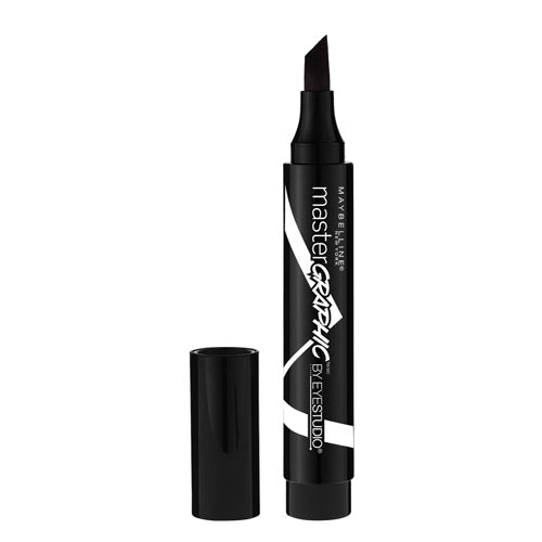 Maybelline Master Graphic Liner 550 Striking Black with tri-angled tip creates bold graphic lines & lasting all-day wear Blush Fiji